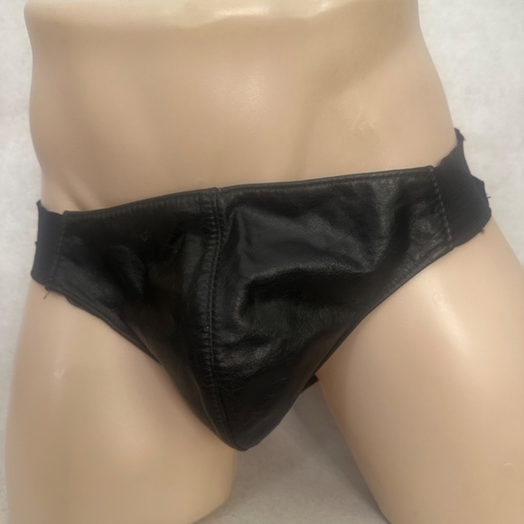 Leathermasters Pouch Jock Large 38-44" waist Leather crotch pouch Lightweight - Picture 4 of 5